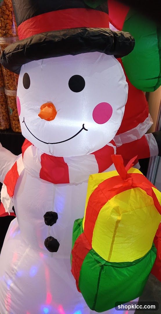 Inflatable Snowman Decoration