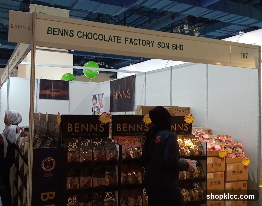 Benns Chocolate Factory Booth