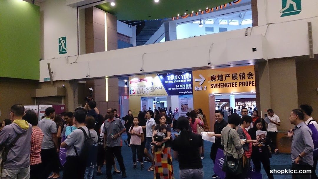 Exhibition Hall with Crowds