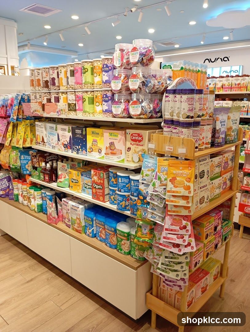 Baby Food and Snacks Aisle