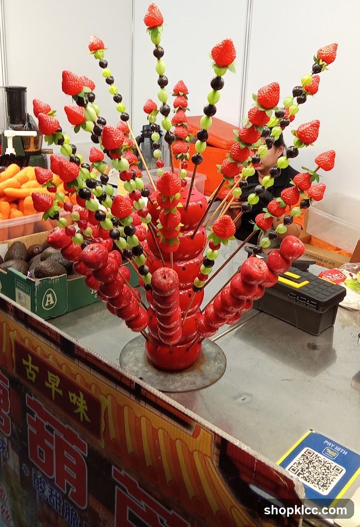 Candied Fruit Display