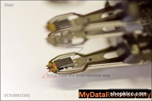 Hard Drive Read/Write Head Detail