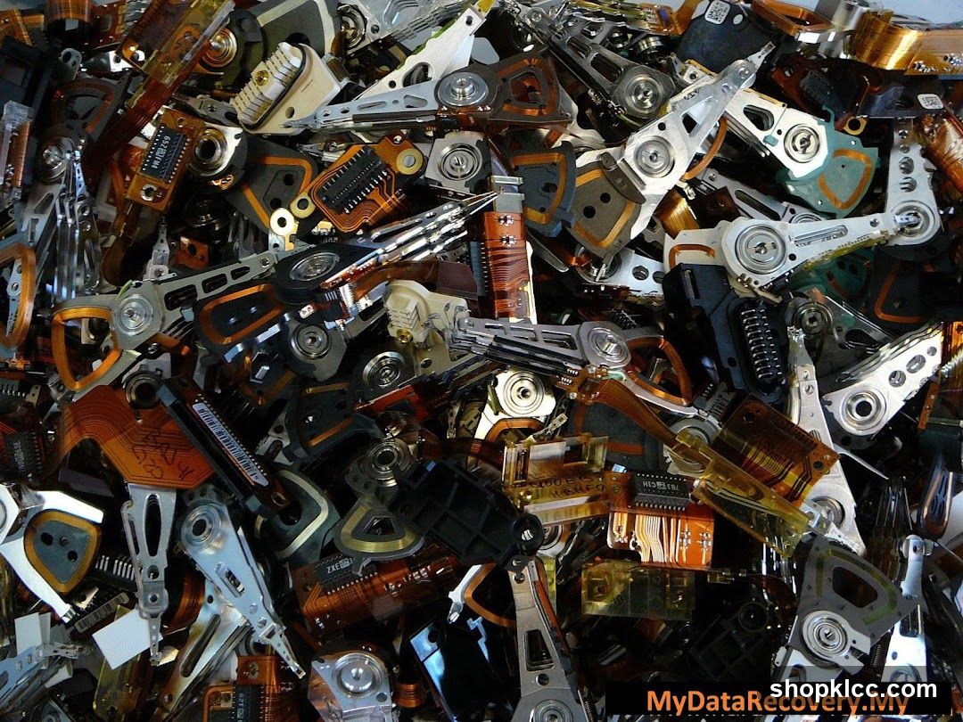 Scrap Hard Drive Components