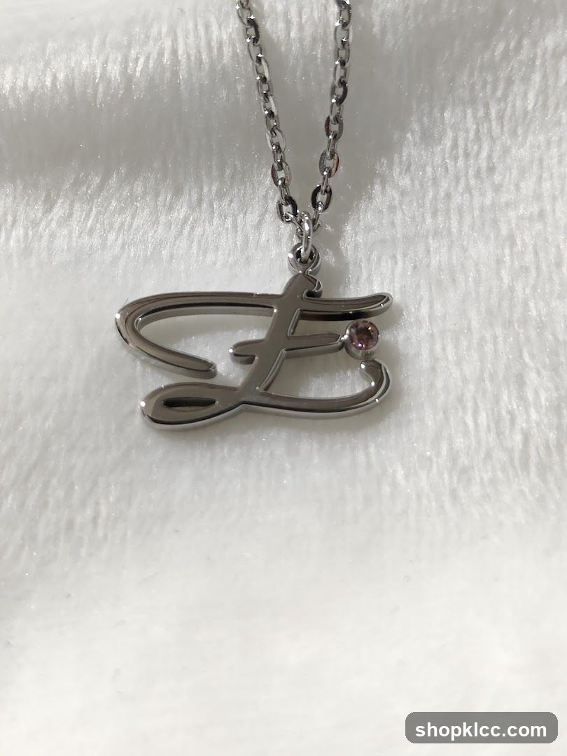 Silver Pendant Necklace with Pink Gemstone