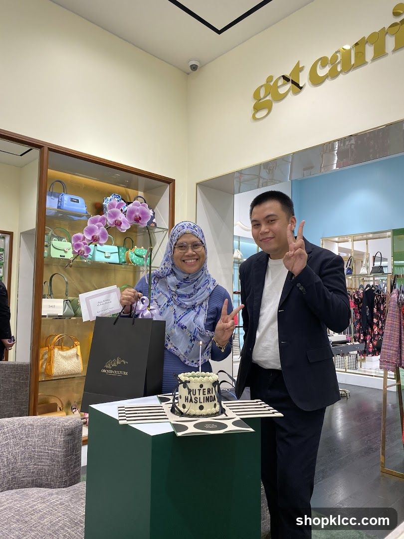 Birthday Celebration in a Store