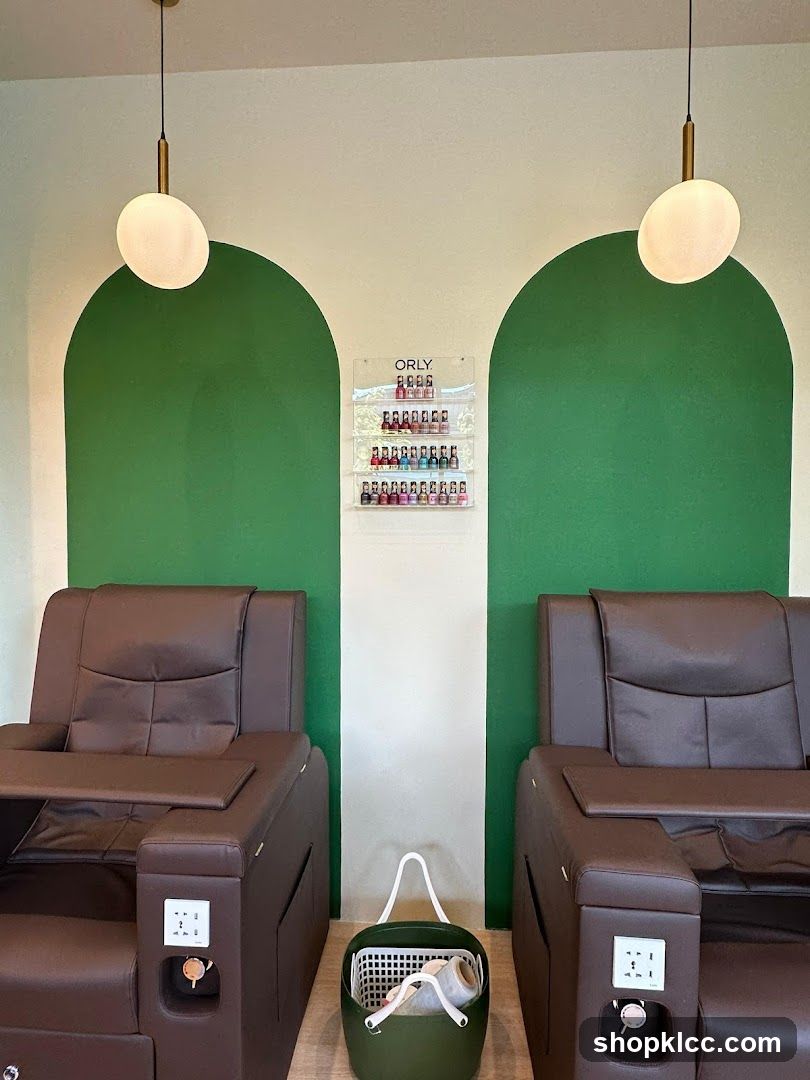 Nail Salon Seating Area