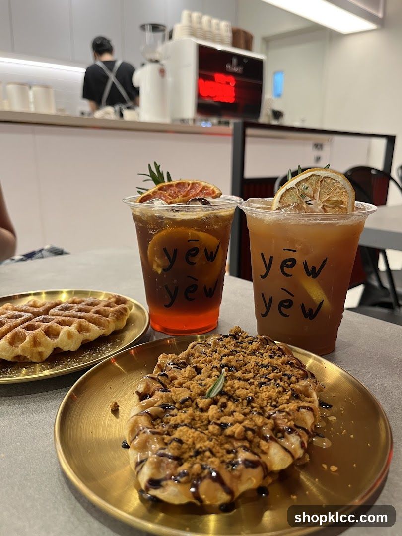 Waffles and Drinks