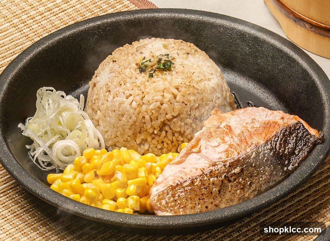 Salmon and Rice Dish
