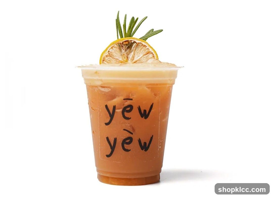 Iced Tea with Lemon and Rosemary