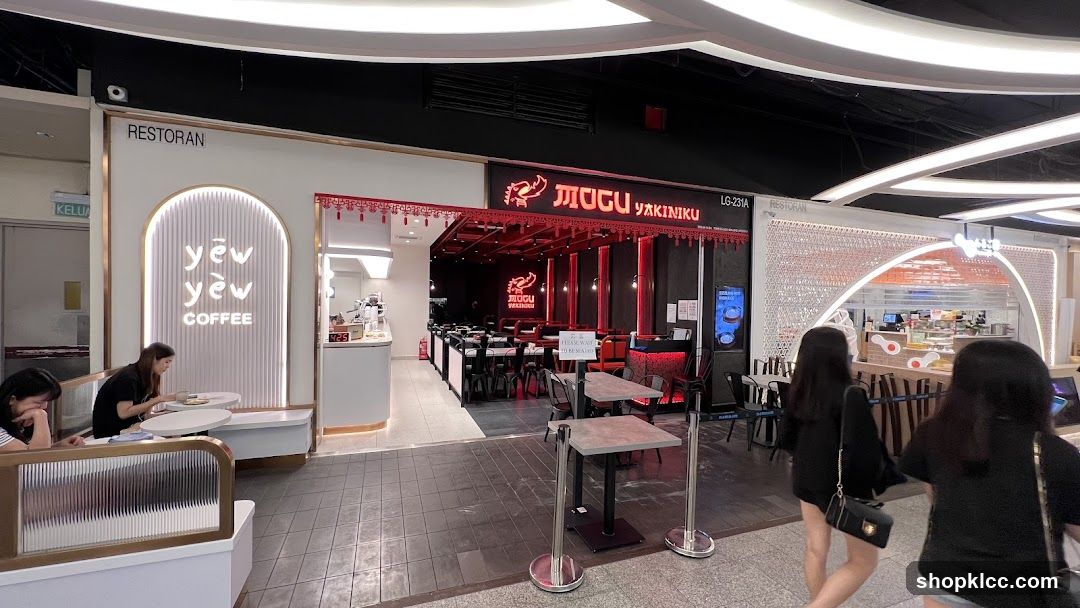 Mall Food Court with Restaurants