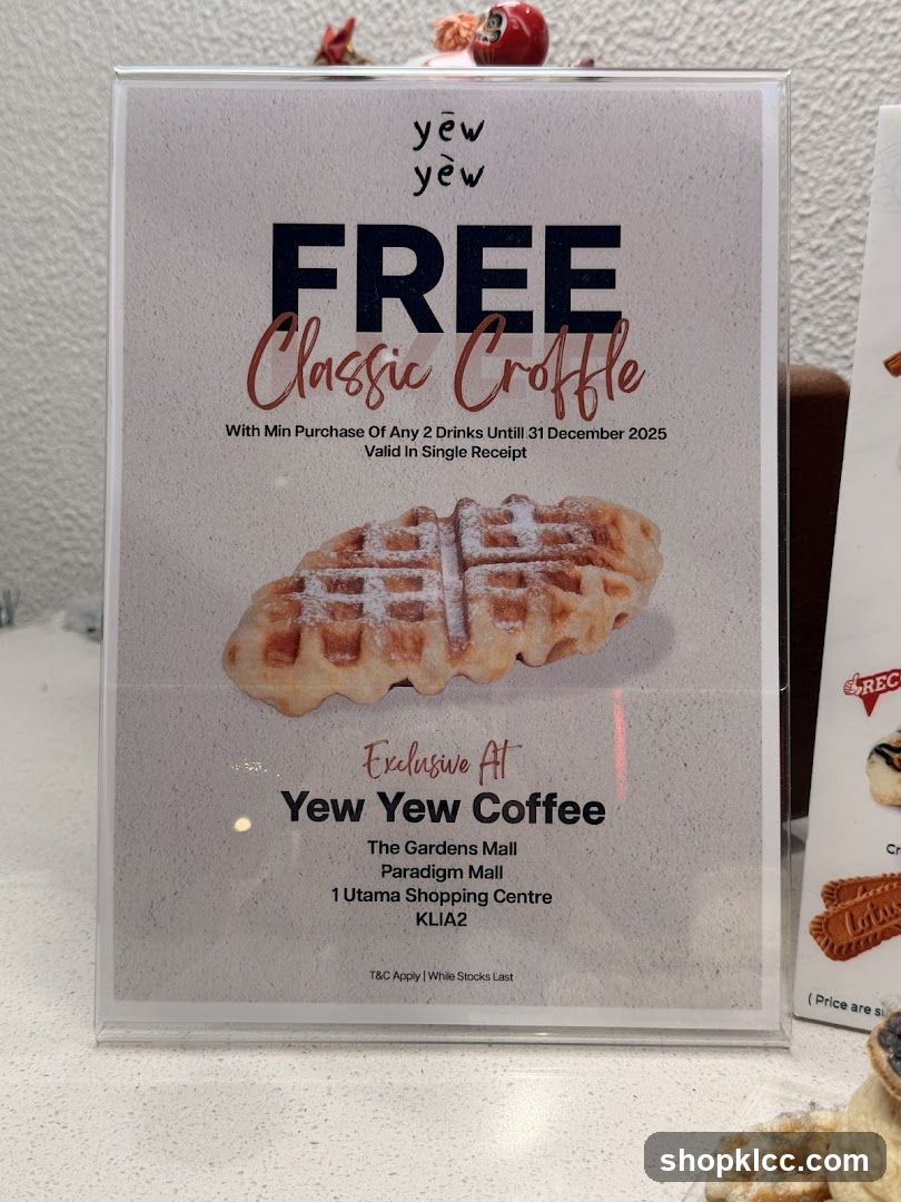 Free Classic Croffle Promotion