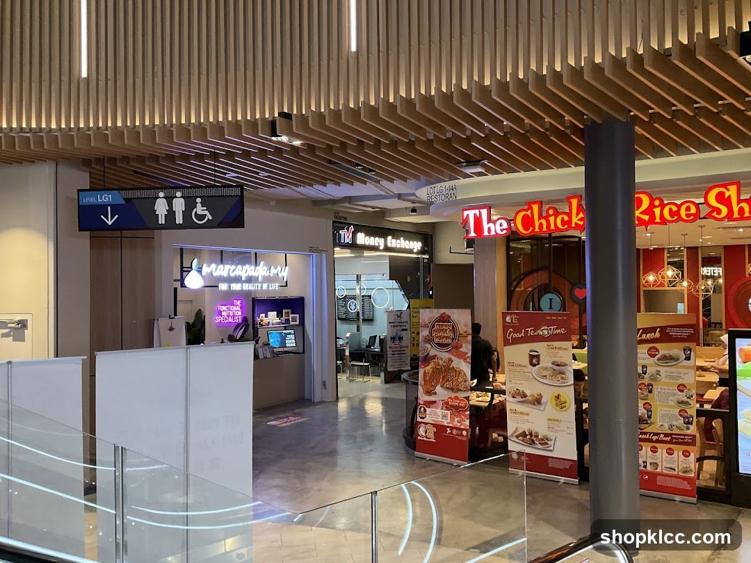 Mall Interior with Shops