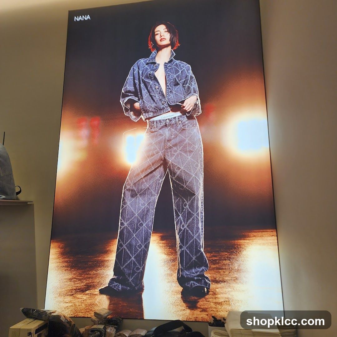 Advertisement featuring NANA