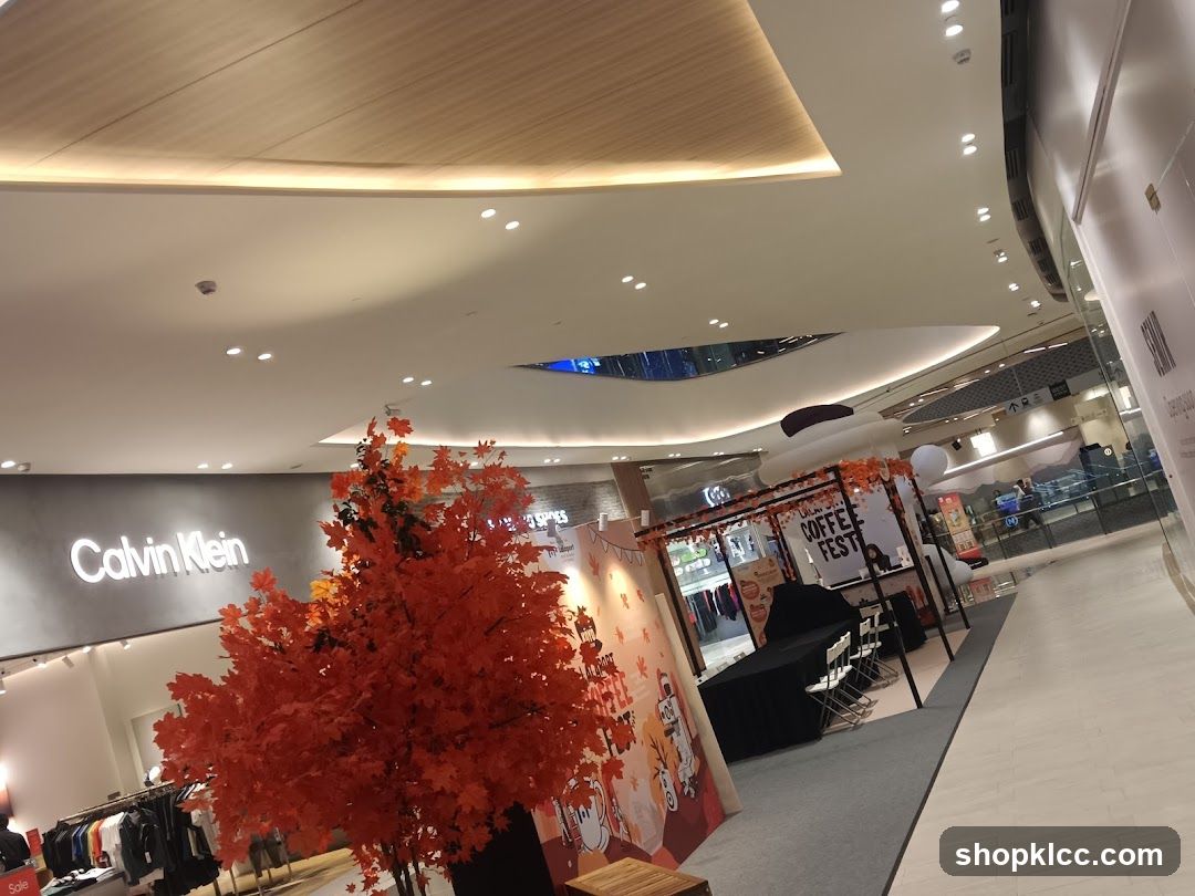 Calvin Klein Store and Coffee Fest Booth
