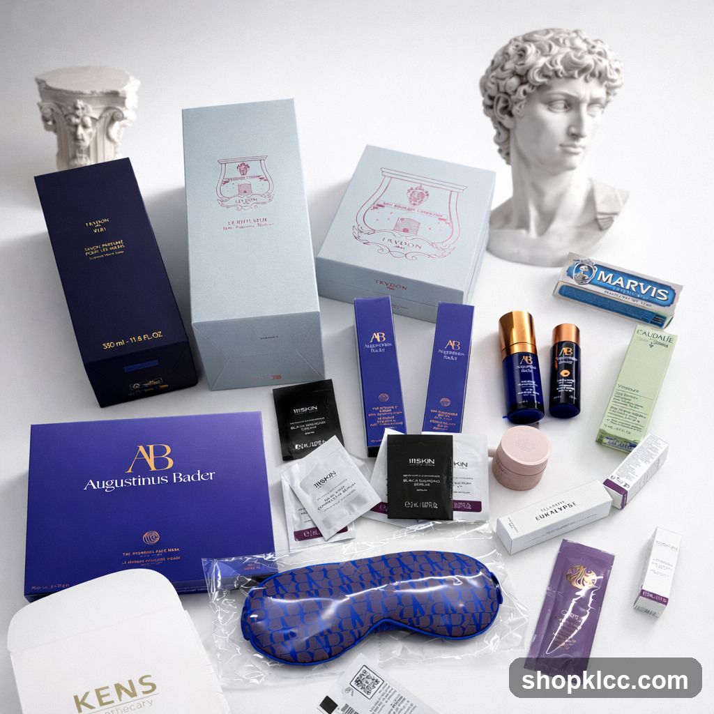 Assortment of Luxury Skincare and Personal Care Products