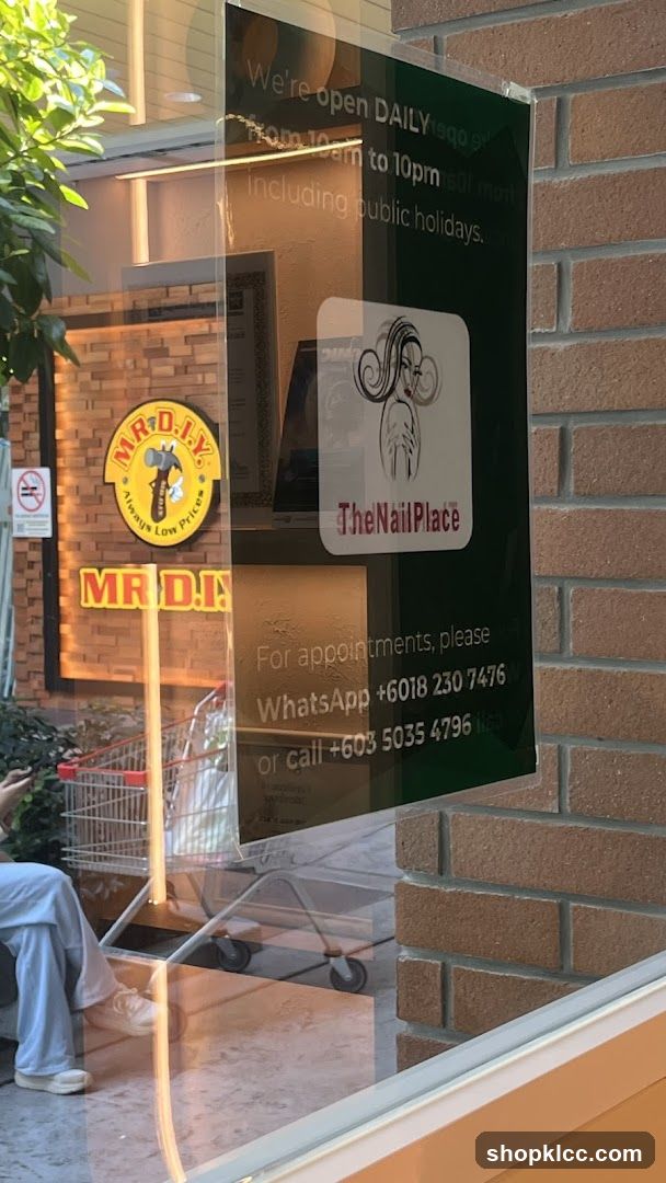 The Nail Place and MR. D.I.Y. Storefront