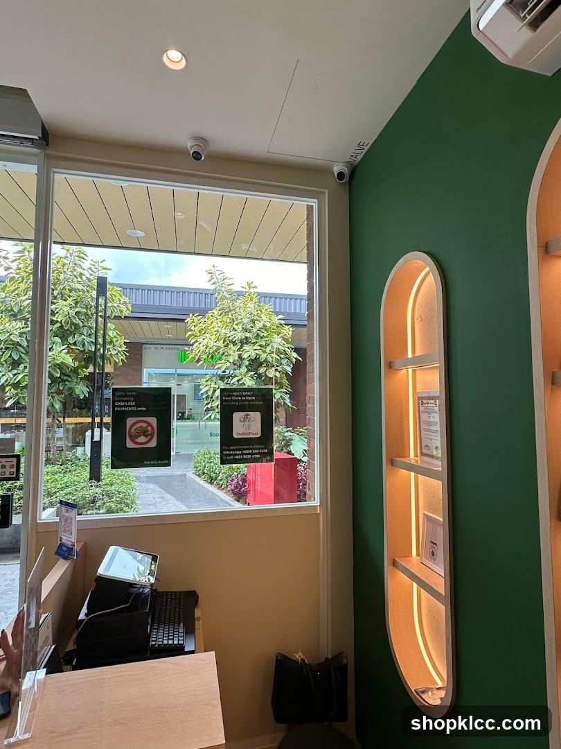 Interior View of a Store with a Window Display