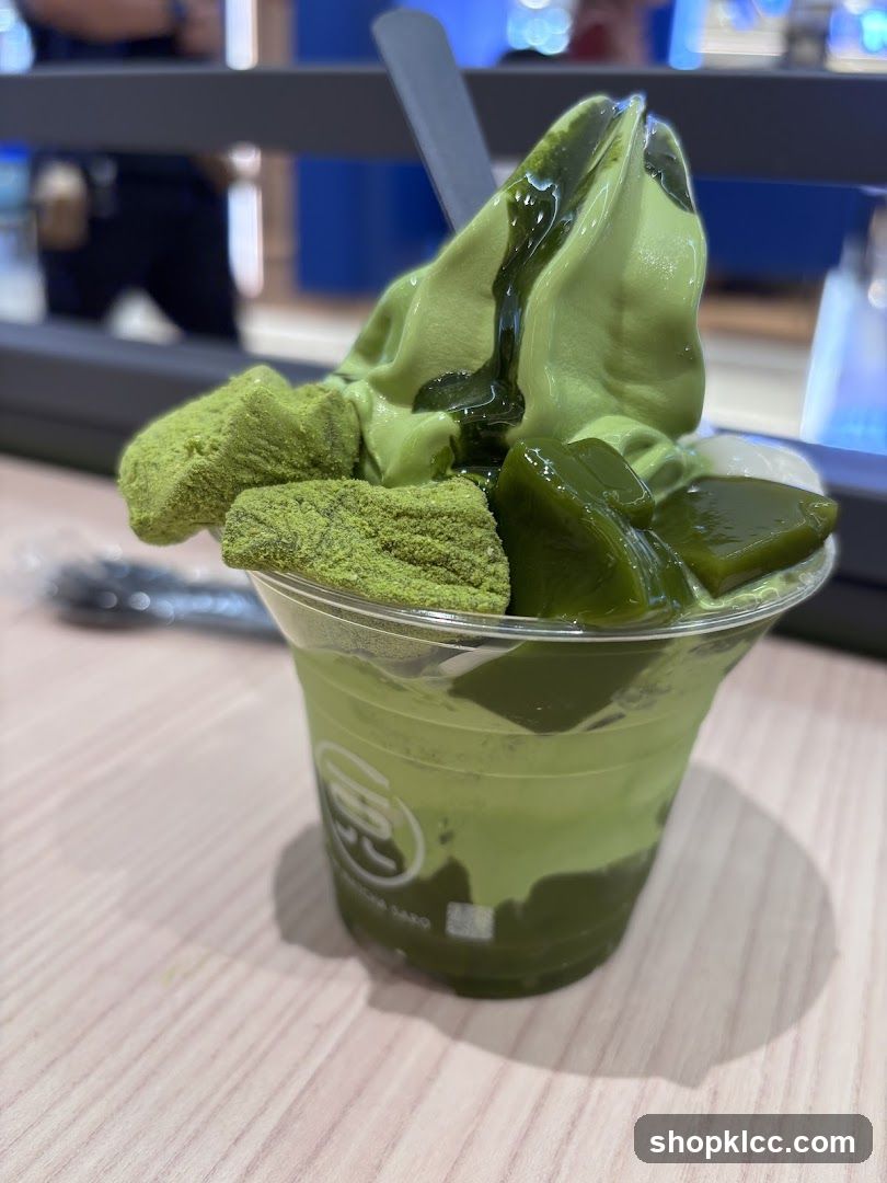 Matcha Soft Serve Parfait