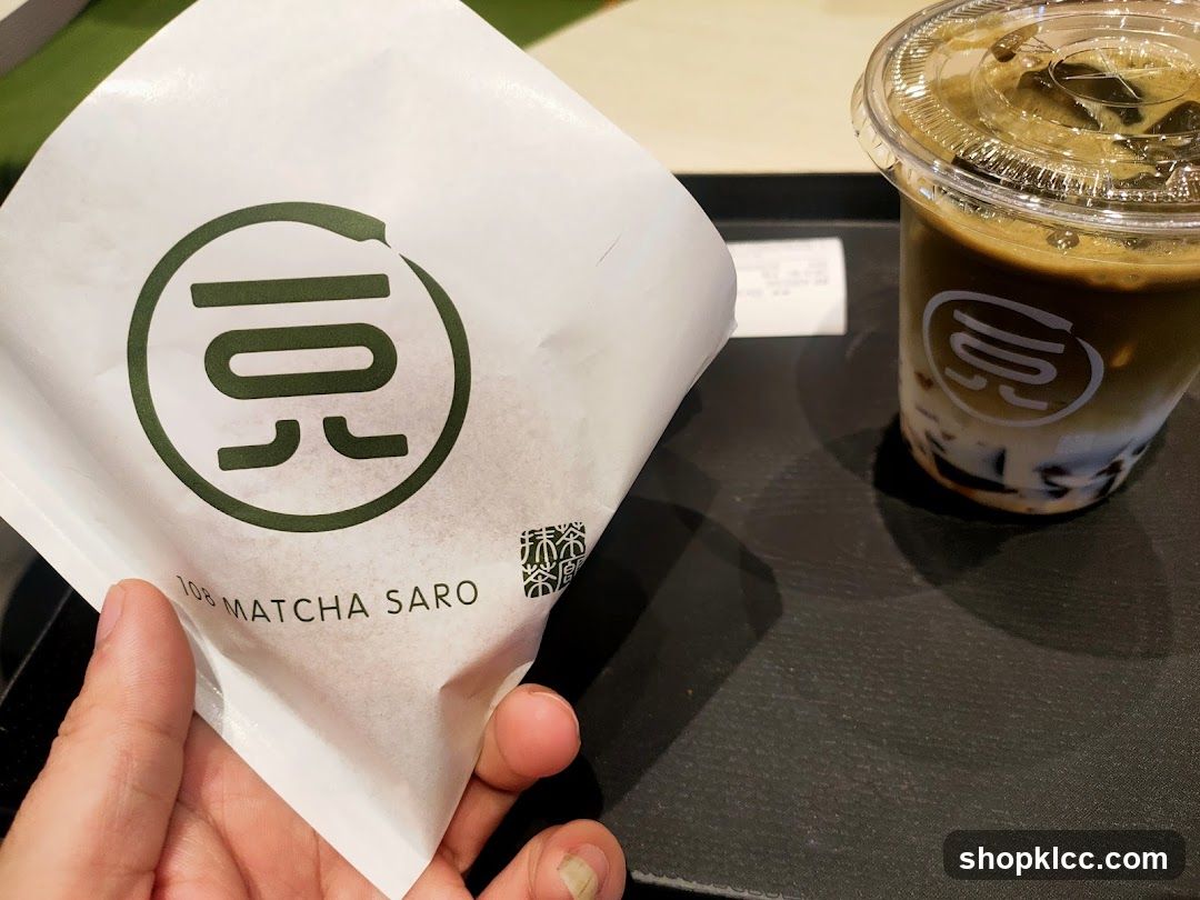 Matcha Drink and Pastry