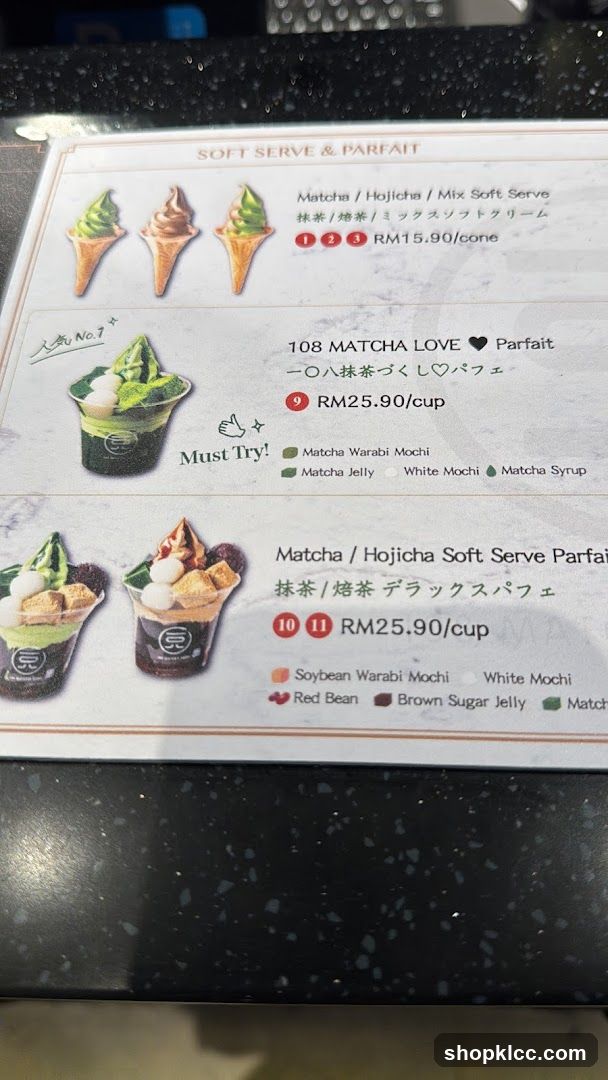 SOFT SERVE & PARFAIT