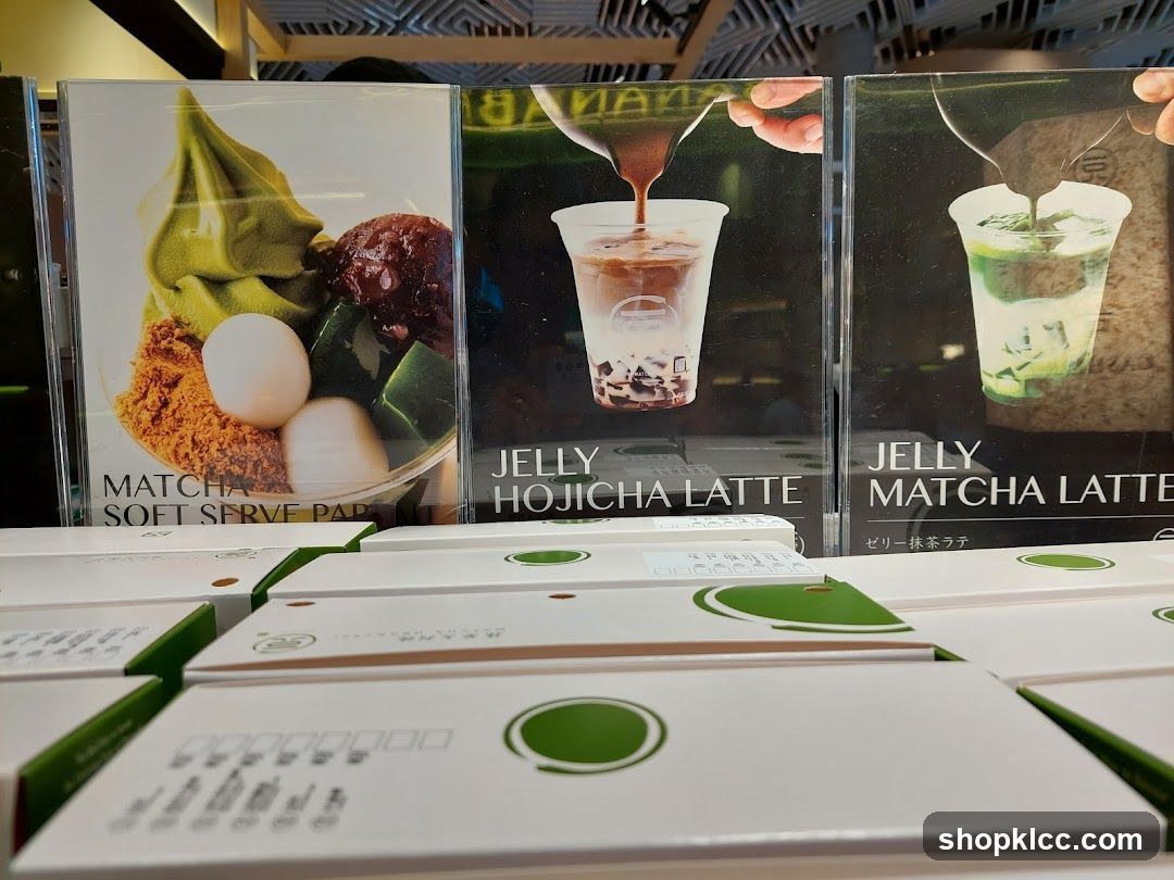 Matcha Desserts and Drinks