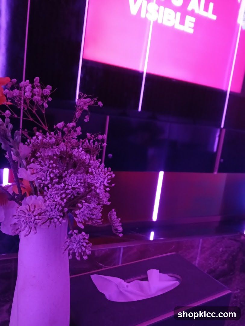 Flowers and Tissue Box
