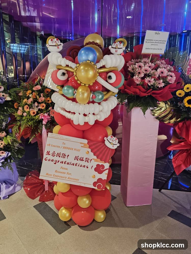 Lion Dance Balloon Decoration