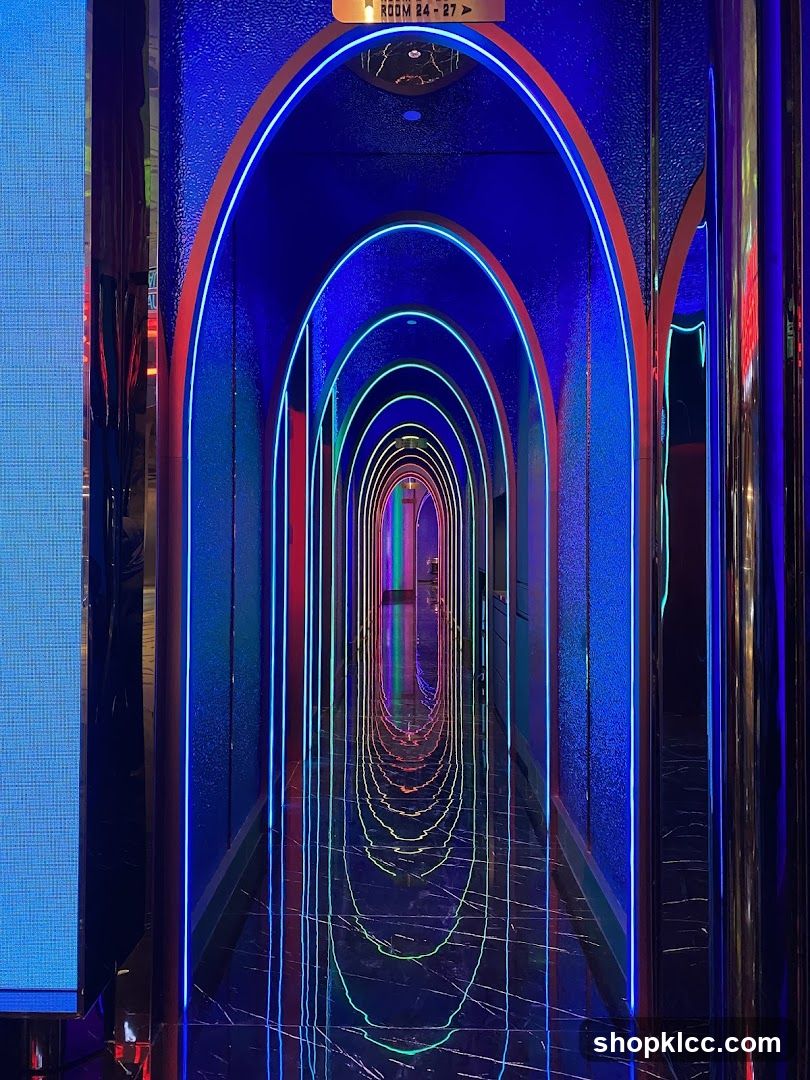 Neon Hallway