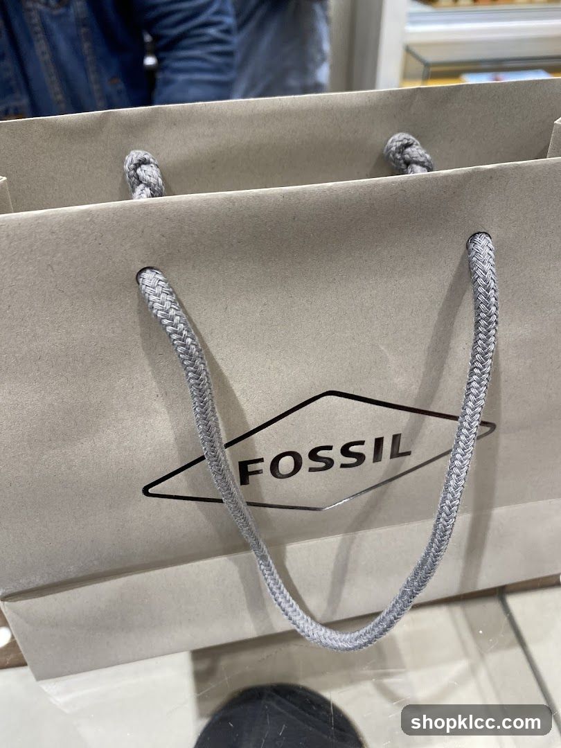 Fossil Shopping Bag