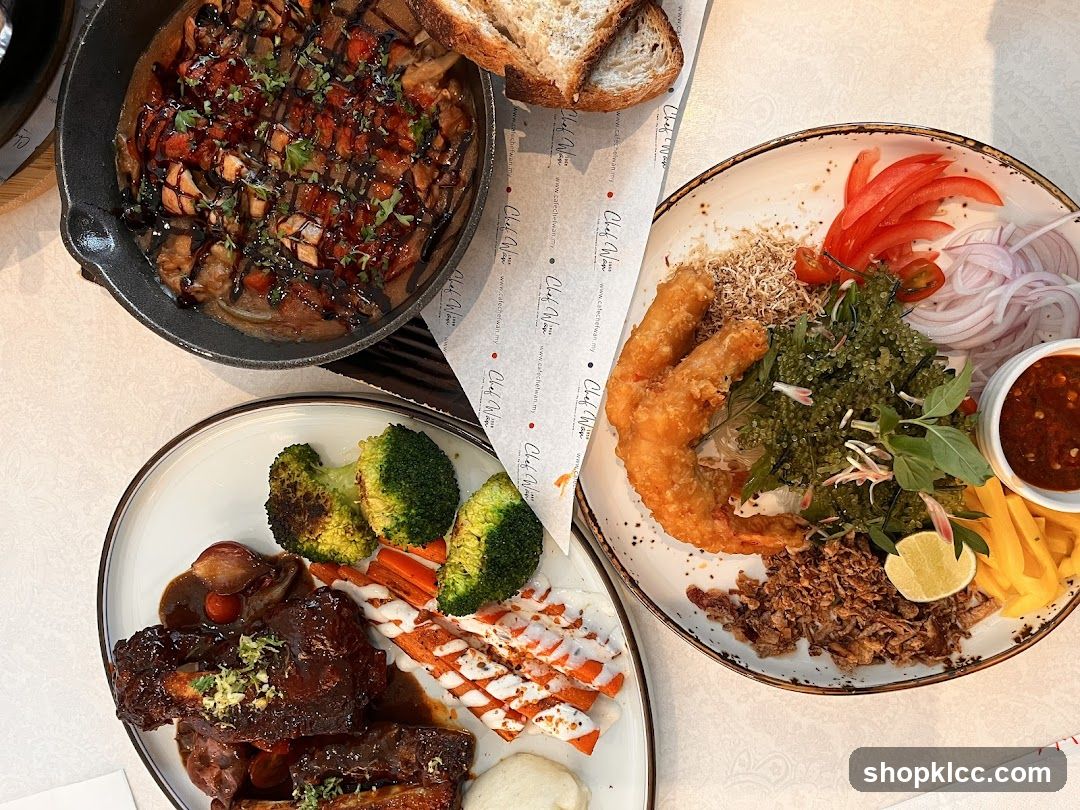 Assortment of Dishes