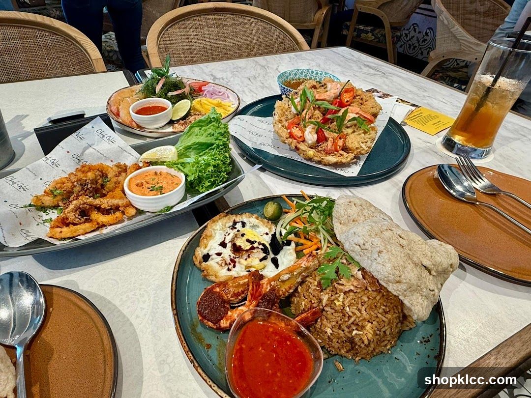 Assortment of Dishes on a Table