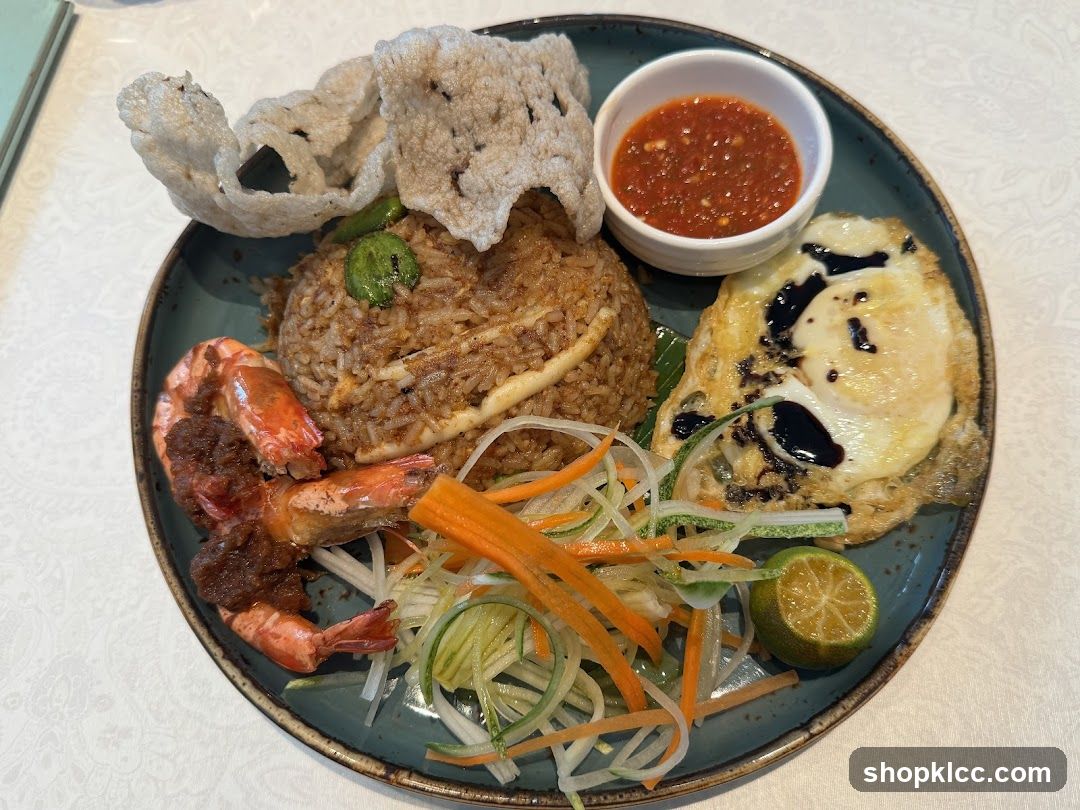 Nasi Goreng with Prawns and Fried Egg
