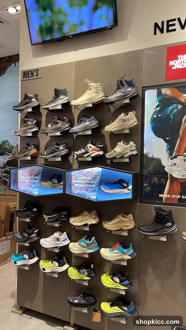 The North Face Shoes Display