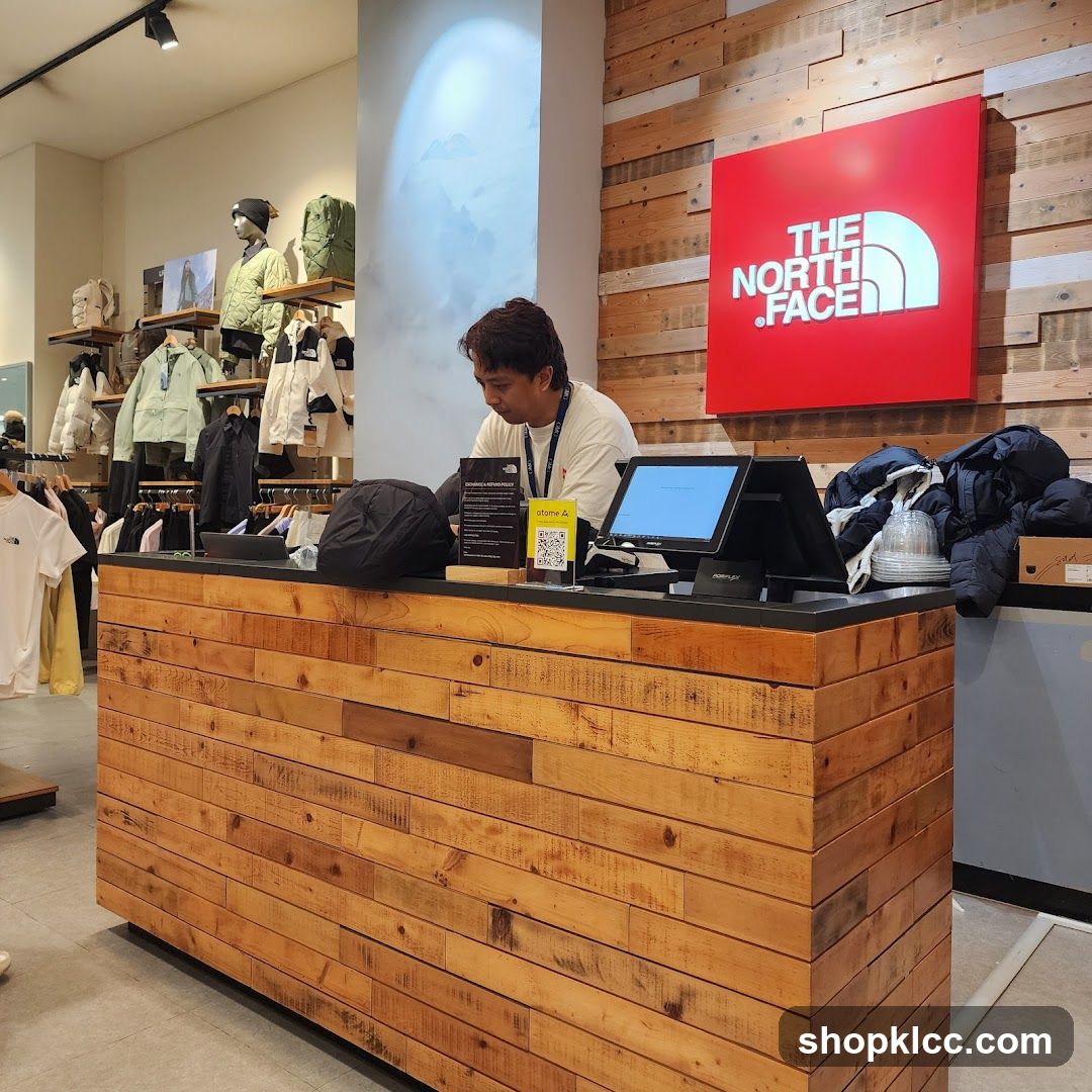 The North Face Store Counter