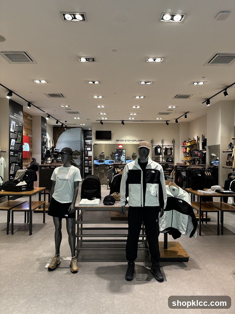 The North Face Store Interior