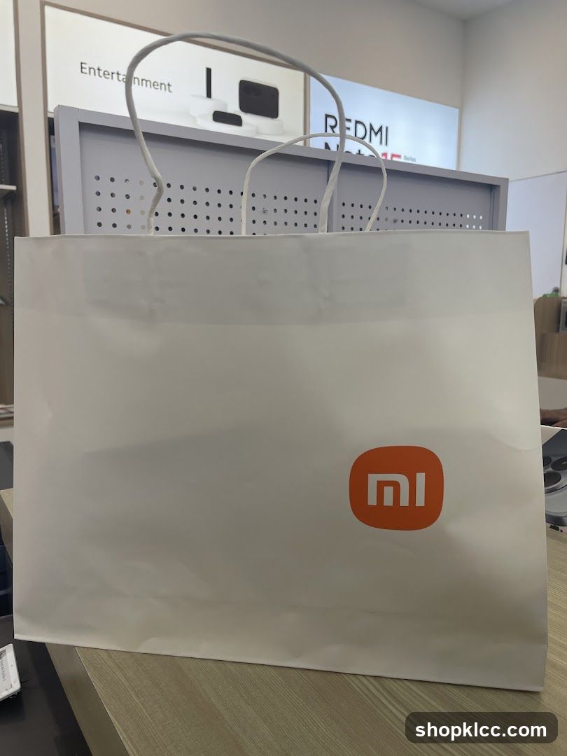 Shopping Bag with Xiaomi Logo