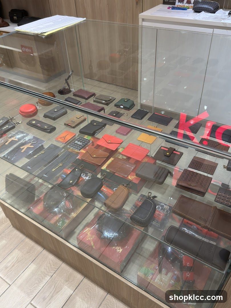Leather Goods Display