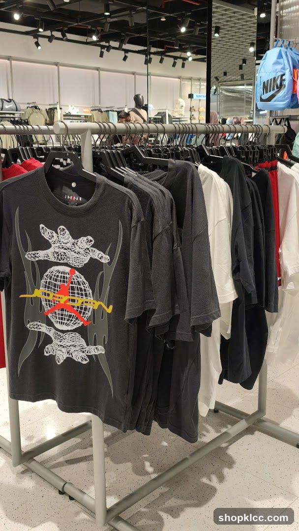 T-shirts on display