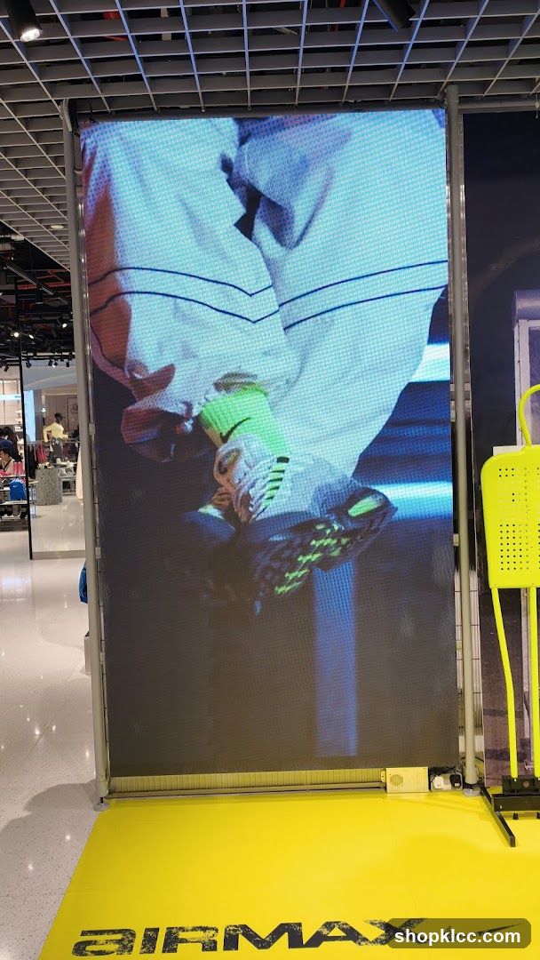 Digital Display of Nike Air Max Shoes