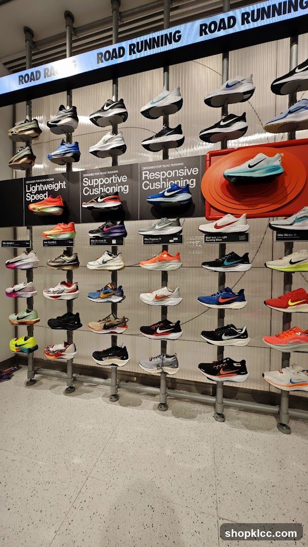 Nike Road Running Shoes Display