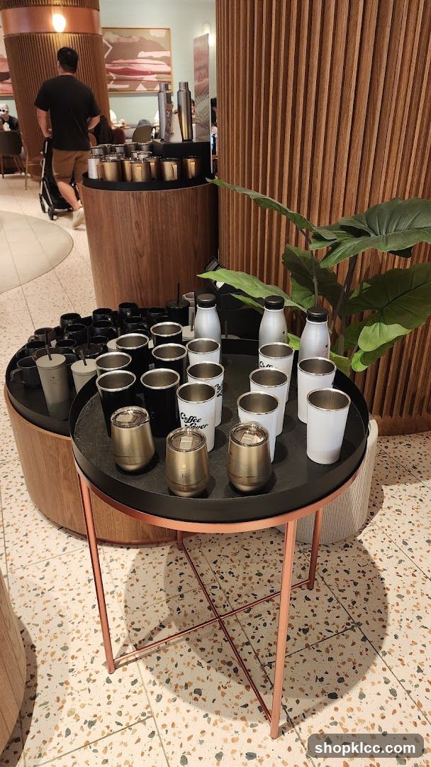 Assortment of drinkware