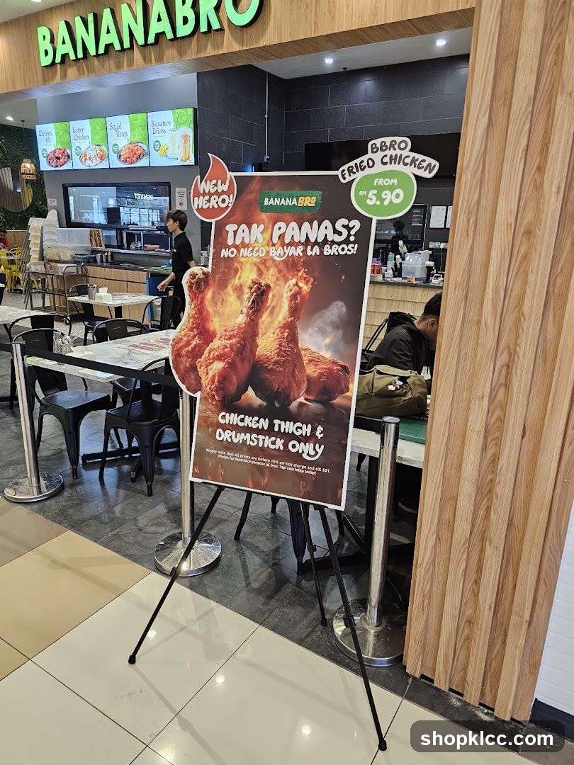 Banana Bro Fried Chicken Promotion