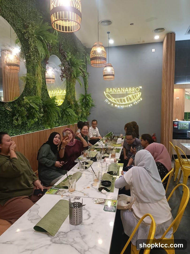 People dining at a restaurant