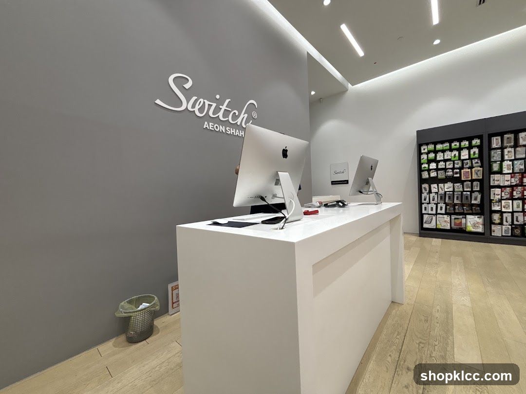 Store Interior with Apple Computers and Accessories