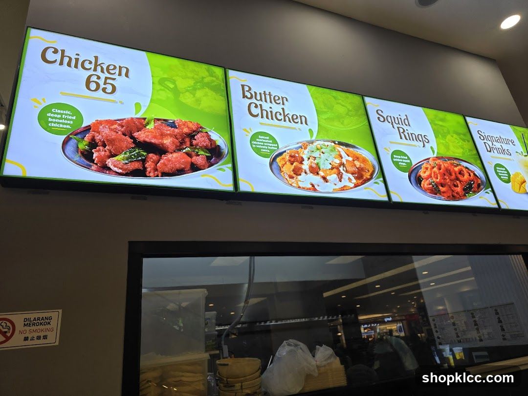 Food Menu Display