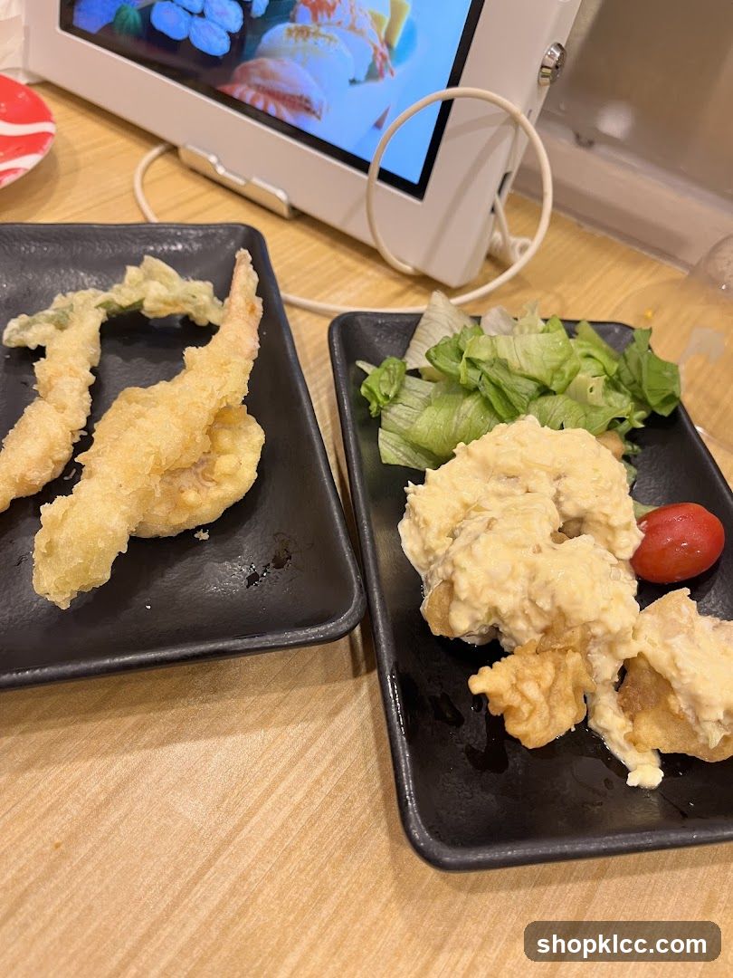 Tempura and Salad