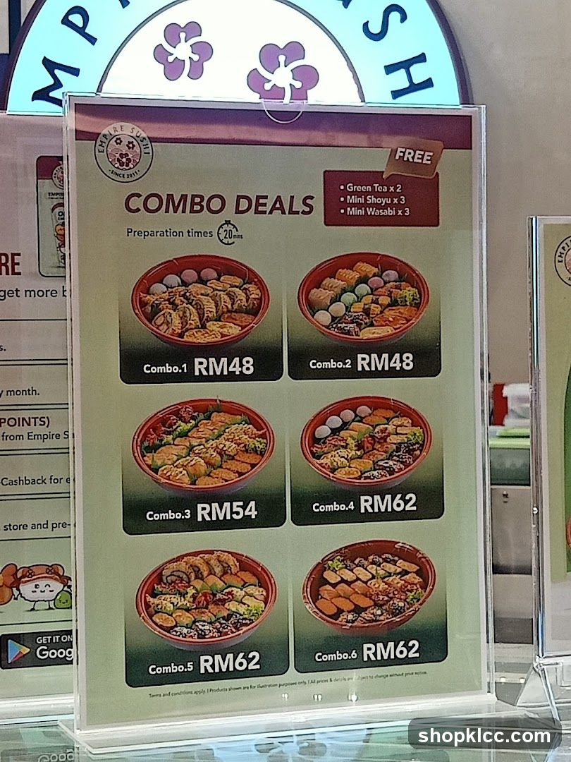 Empire Sushi Combo Deals