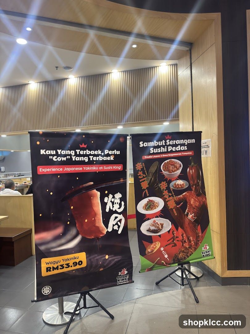 Sushi King Promotional Banners