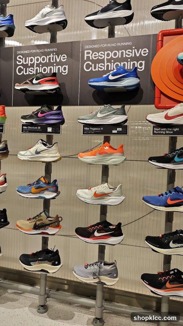 Nike Running Shoes Display