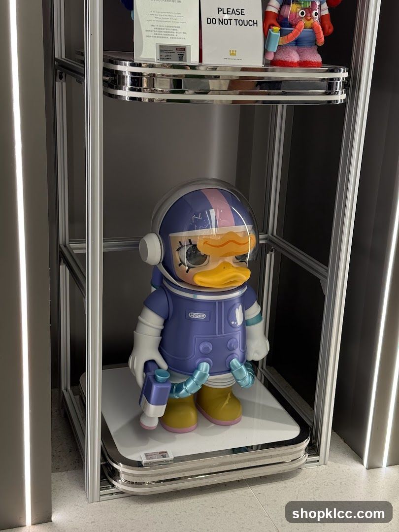 Astronaut Duck Toy Display